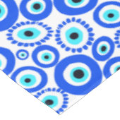 Evil Eye Lucky Charm Symbool Patterned Tafelkleed (Gekanteld)
