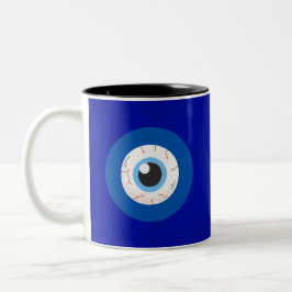 Evil Eye Max Ultra Tweekleurige Koffiemok