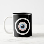 Evil Eye Max Ultra Tweekleurige Koffiemok (Links)