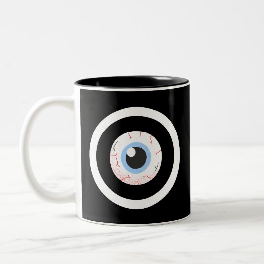 Evil Eye Max Ultra Tweekleurige Koffiemok (Links)