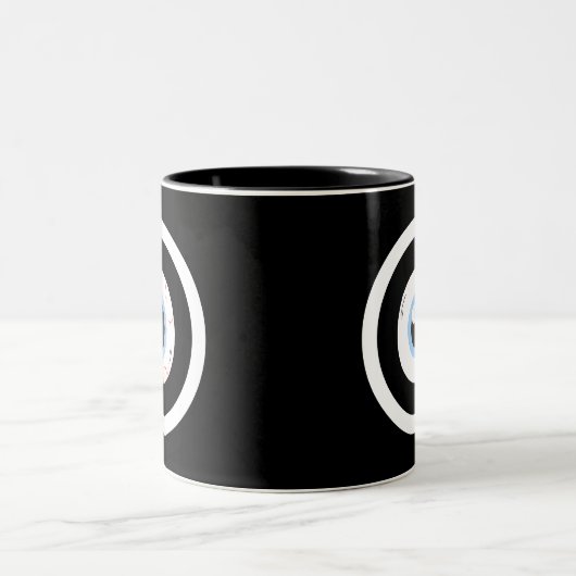 Evil Eye Max Ultra Tweekleurige Koffiemok (Center)