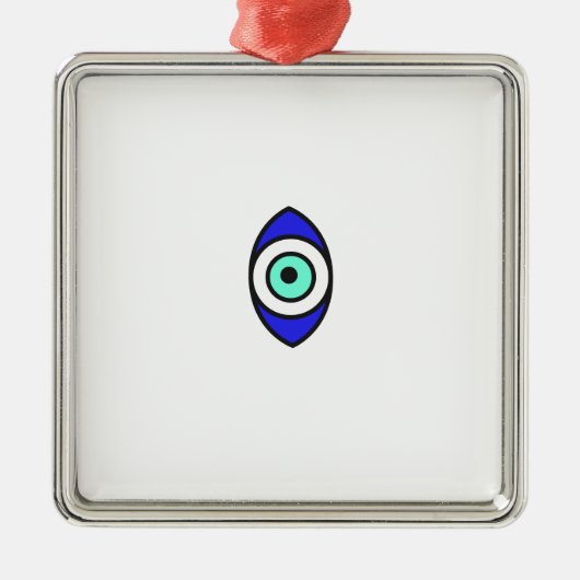 Evil Eye Metalen Ornament (Voorkant)
