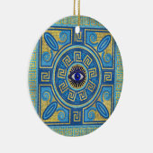 Evil Eye Mosaic Tegel ornament (Rechts)