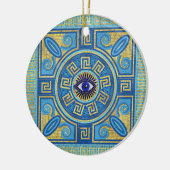 Evil Eye Mosaic Tegel ornament (Links)