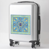 Evil Eye Mosaic Tegel ornament Sticker (Koffer)