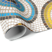 Evil Eye Mosaic Tile Pattern Cadeaupapier (Rol Hoek)