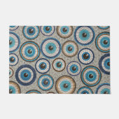 Evil Eye Mosaic Tile Pattern Deurmat (Voorkant)