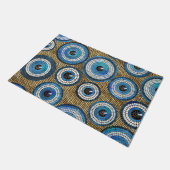 Evil Eye Mosaic Tile Pattern Deurmat (Schuin)