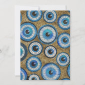 Evil Eye Mosaic Tile Pattern Feestdagenkaart (Voorkant)