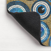 Evil Eye Mosaic Tile Pattern Muismat (Hoek)