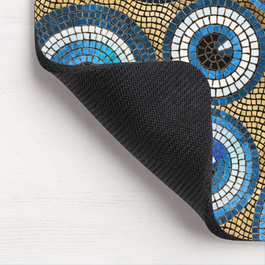 Evil Eye Mosaic Tile Pattern Muismat (Hoek)