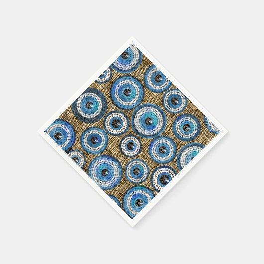 Evil Eye Mosaic Tile Pattern Servet (Hoek)