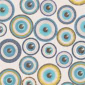 Evil Eye Mosaic Tile Pattern Sticker (Voorkant)