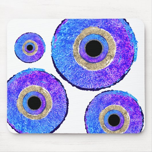 Evil Eye Mouse Pad Muismat (Voorkant)