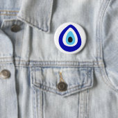 Evil Eye Nazar Amulet Ronde Button 5,7 Cm (In situ)