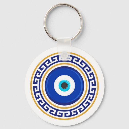 Evil Eye Nazar Amulet Talisman Protection Sleutelhanger (Voorkant)