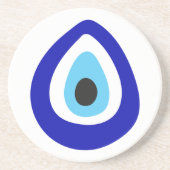 Evil Eye Nazar Amulet Zandsteen Onderzetter (Voorkant)