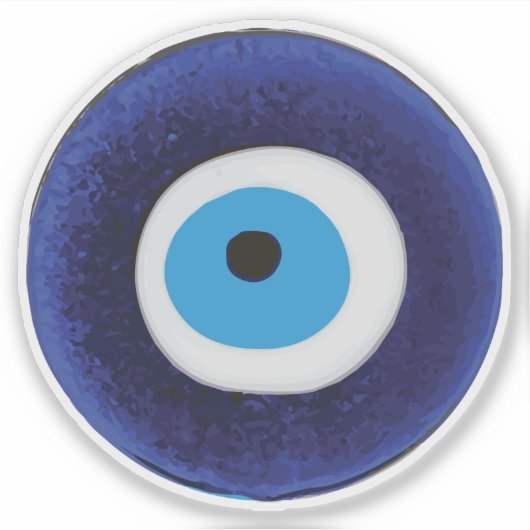 Evil Eye Nazar Talisman Sticker (Voorkant)