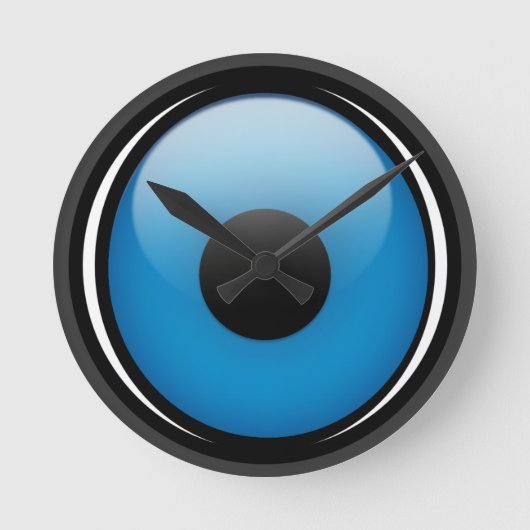 Evil Eye - Ojo Clock Ronde Klok (Voorkant)