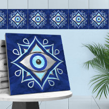 Evil Eye Ornament marmeren texturen