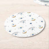 Evil Eye Paper Onderzetters (Gebogen)