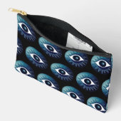 Evil Eye Patroon Make-up Bag Cosmetische Pouch Etui (Open)