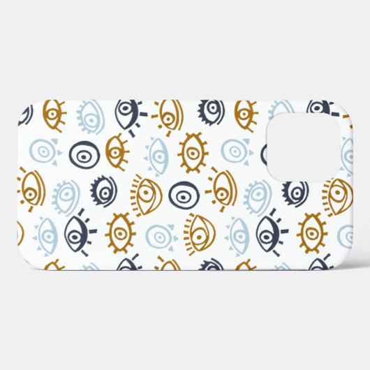 Evil Eye Pattern Case-Mate iPhone Case (Achterkant (horizontaal))