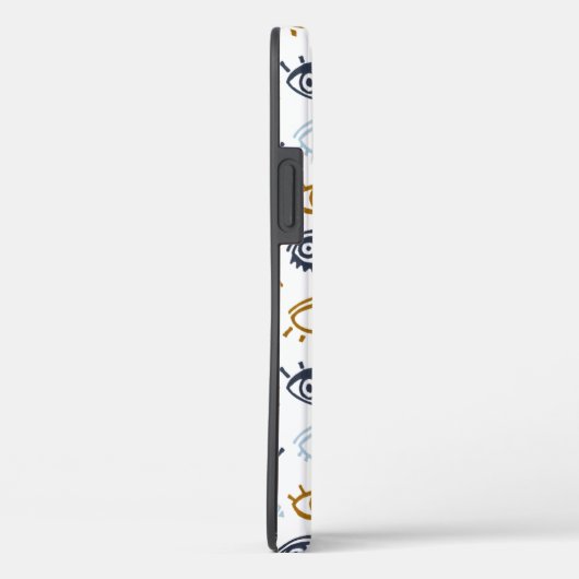 Evil Eye Pattern Case-Mate iPhone Case (Achterkant / Rechts)