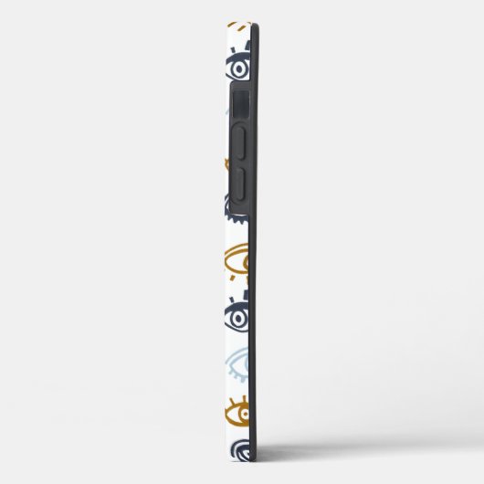 Evil Eye Pattern Case-Mate iPhone Case (Achterkant / Links)
