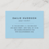 Evil Eye Pattern, Greek Eye, Nazar, Yoga Teacher Visitekaartje (Achterkant)