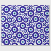 Evil Eye Pattern, Greek Eye, Turkish Eye, Nazar Cadeaupapier (Vlak)