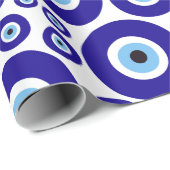 Evil Eye Pattern, Greek Eye, Turkish Eye, Nazar Cadeaupapier (Rol Hoek)
