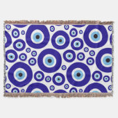 Evil Eye Pattern, Greek Eye, Turkish Eye, Nazar Deken (Voorkant)