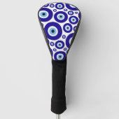 Evil Eye Pattern, Greek Eye, Turkish Eye, Nazar Golfheadcover (Voorkant)