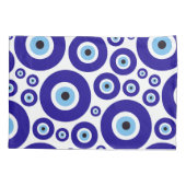 Evil Eye Pattern, Greek Eye, Turkish Eye, Nazar Kussensloop (Achterkant)