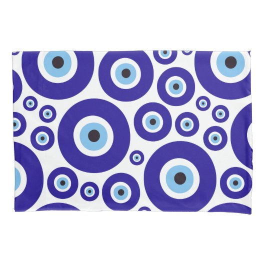 Evil Eye Pattern, Greek Eye, Turkish Eye, Nazar Kussensloop (Voorkant)