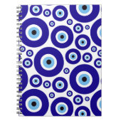 Evil Eye Pattern, Greek Eye, Turkish Eye, Nazar Notitieboek (Voorkant)