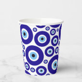 Evil Eye Pattern, Greek Eye, Turkish Eye, Nazar Papieren Bekers (Links)