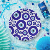 Evil Eye Pattern, Greek Eye, Turkish Eye, Nazar Papieren Bordje (Feest)