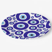 Evil Eye Pattern, Greek Eye, Turkish Eye, Nazar Papieren Bordje (Gekanteld)