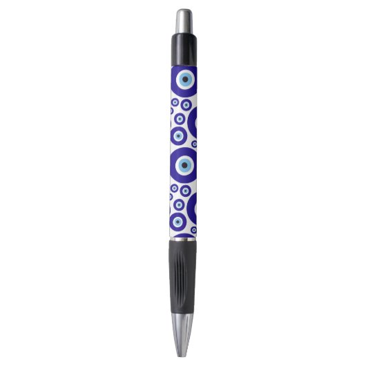 Evil Eye Pattern, Greek Eye, Turkish Eye, Nazar Pen (Voorkant Verticaal)