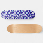 Evil Eye Pattern, Greek Eye, Turkish Eye, Nazar Persoonlijk Skateboard (Horizontaal)