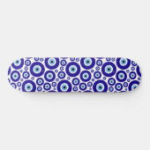 Evil Eye Pattern, Greek Eye, Turkish Eye, Nazar Persoonlijk Skateboard (Horizontaal)