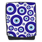Evil Eye Pattern, Greek Eye, Turkish Eye, Nazar Rugtassen (Voorkant)
