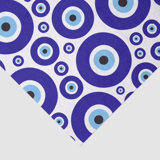 Evil Eye Pattern, Greek Eye, Turkish Eye, Nazar Tissuepapier (Detail)