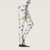 Evil Eye Pattern Leggings (Rechts)