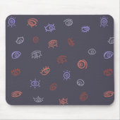 Evil Eye Pattern Muismat (Voorkant)