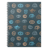 Evil Eye Pattern Notitieboek (Voorkant)