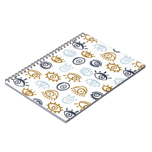 Evil Eye Pattern Notitieboek (Linkerzijde)