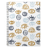 Evil Eye Pattern Notitieboek (Voorkant)